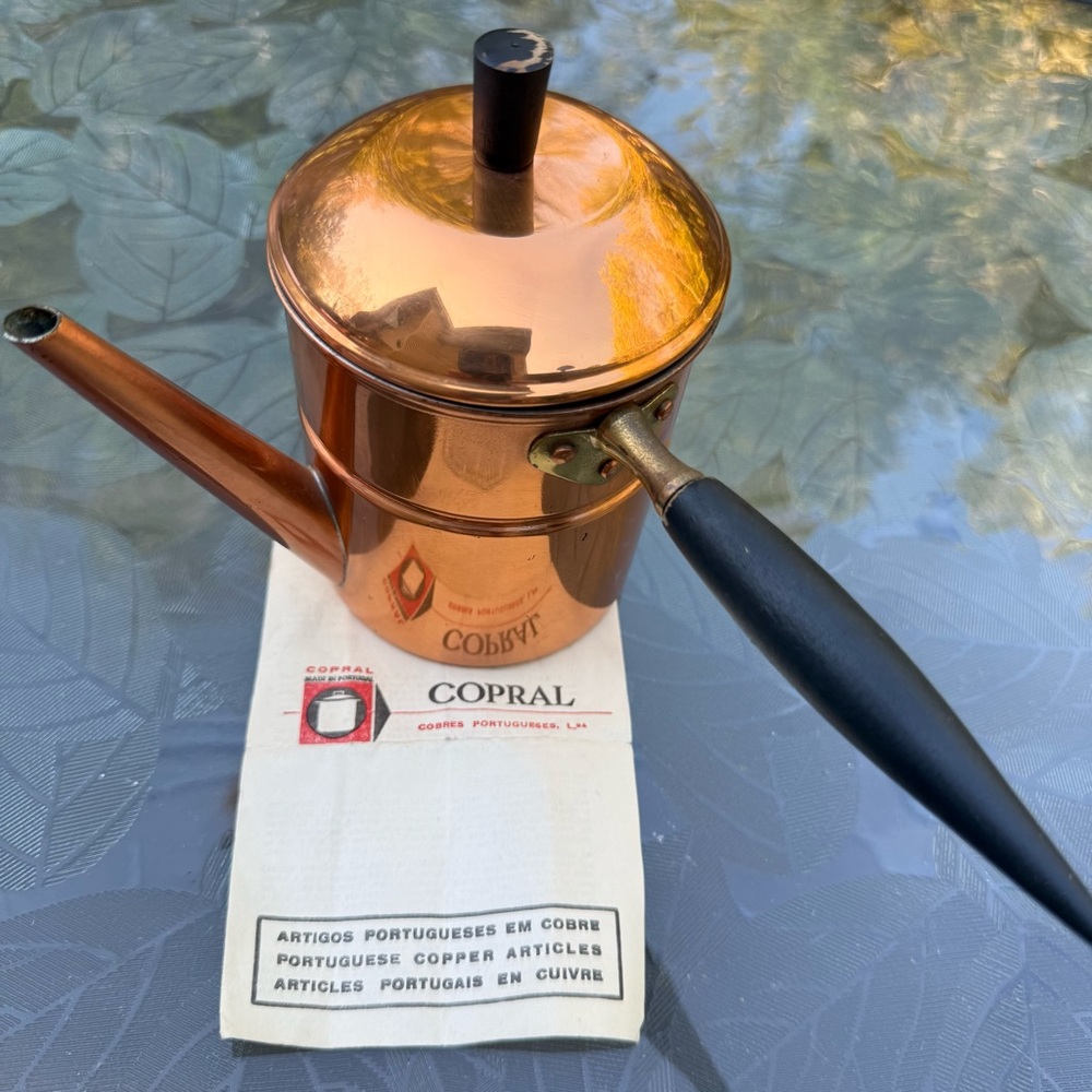 Copral Copper Turkish Coffee Pot Vintage